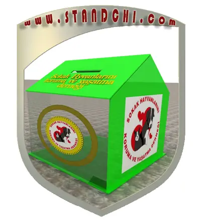 Prospektständer-Entwürfe — Regal mit Prospektfächern, Grün (als 3D-Visualisierungen)