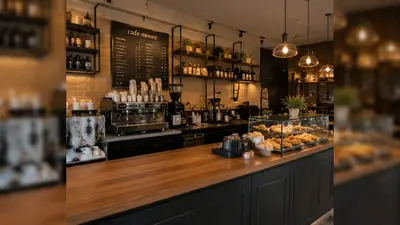 Conceptions de Cafés et Restaurants — parquet, suspensions