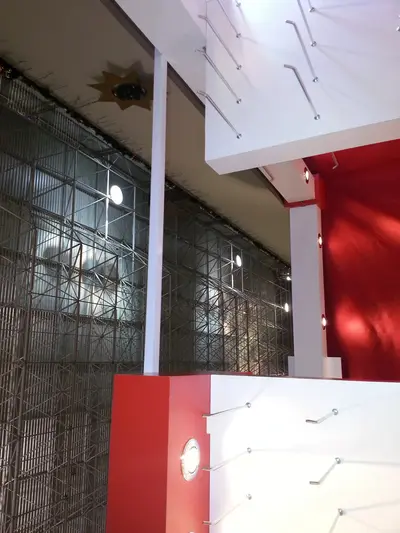 2E İletişim — Tekira AVM — mall kiosk — under-counter storage, white