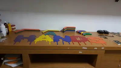 LEDWALK — ABD — boyalı MDF, arkadan aydınlatmalı tabela (üretim)