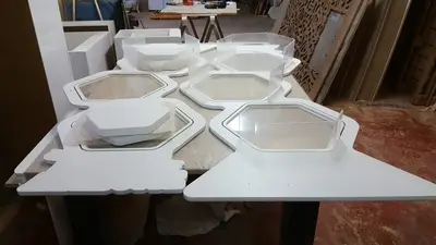 LEDWALK — ABD — katmanlı renkli akrilik, mor (üretim)