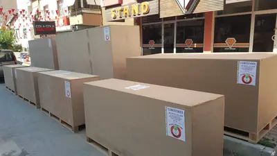 Organic Crush — États-Unis — MDF peint, blanc (l'unité installée)