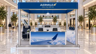 AERMILE — كشك جزيرة متوّج (تصور ثلاثي الأبعاد بمساعدة الذكاء الاصطناعي)