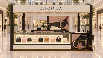 ENCORA — كشك جزيرة متوّج (تصور ثلاثي الأبعاد بمساعدة الذكاء الاصطناعي)