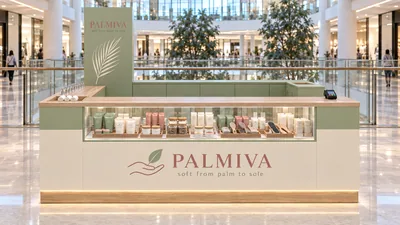 PALMIVA — كشك بطاولة أمام شرفة (تصور ثلاثي الأبعاد بمساعدة الذكاء الاصطناعي)
