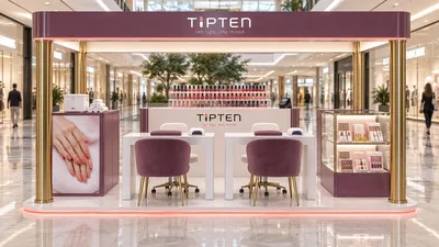 TIPTEN — كشك جزيرة متوّج (تصور ثلاثي الأبعاد بمساعدة الذكاء الاصطناعي)